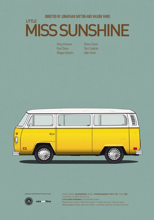 Bu afişlerin yıldızları otomobiller