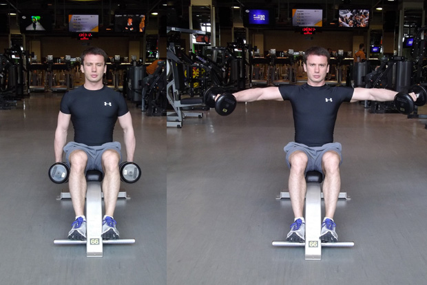 30 günde kaslı omuzlar