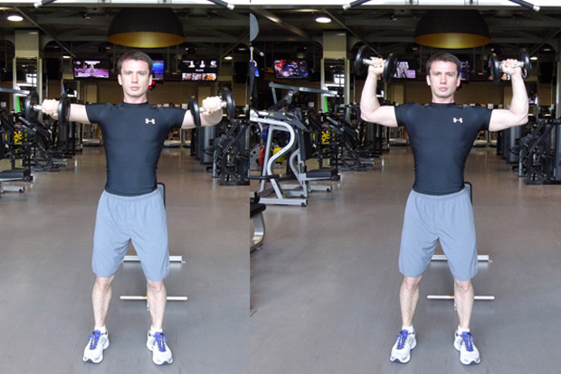 30 günde kaslı omuzlar