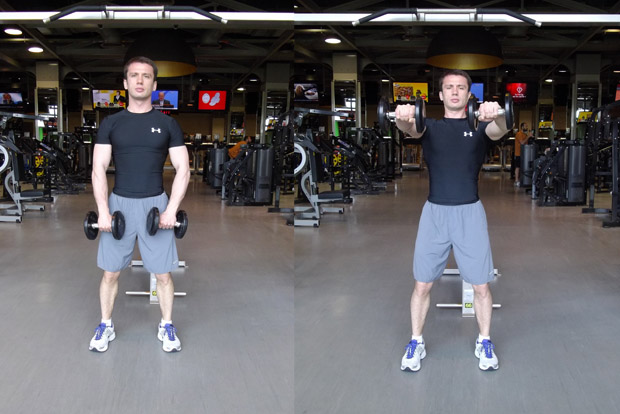 30 günde kaslı omuzlar