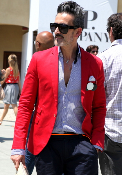 GQ Floransa sokaklarında