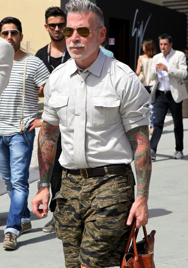 GQ Floransa sokaklarında