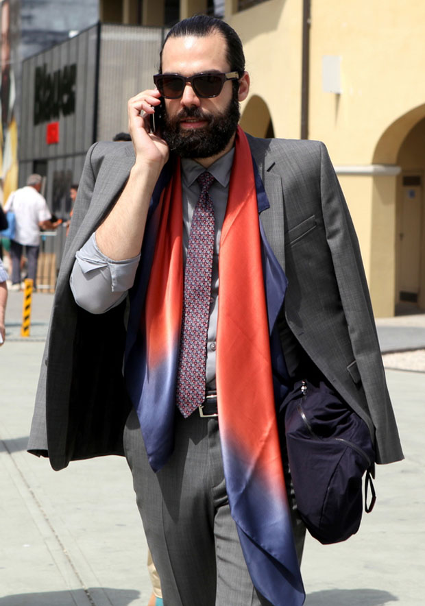 GQ Floransa sokaklarında