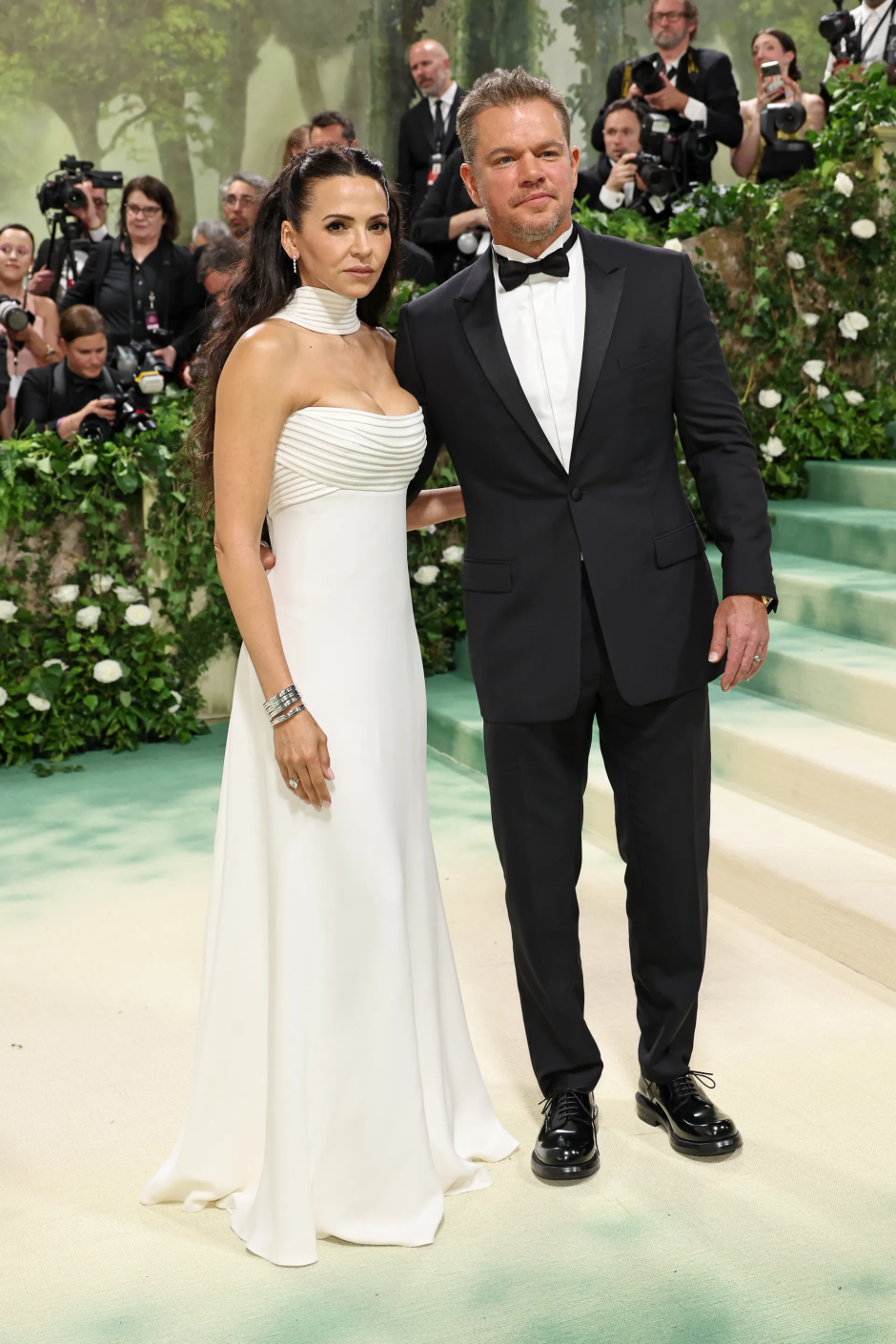 Met Gala 2024: Geceye Katılan Ünlü Erkeklerin Stilleri Luciana Damon ve Matt Damon