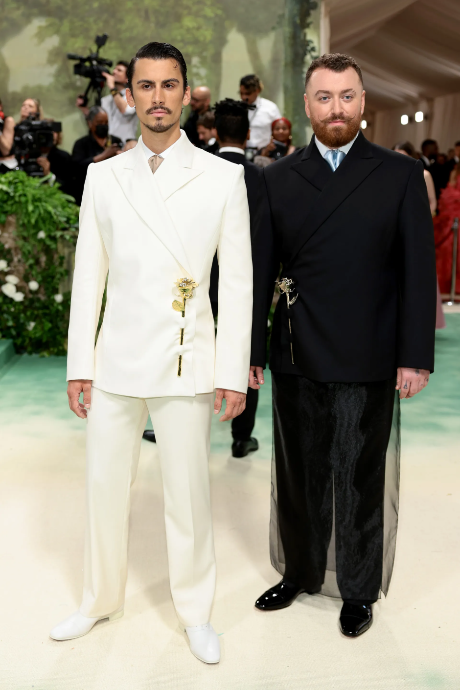 Met Gala 2024: Geceye Katılan Ünlü Erkeklerin Stilleri Christian Cowan ve Sam Smith