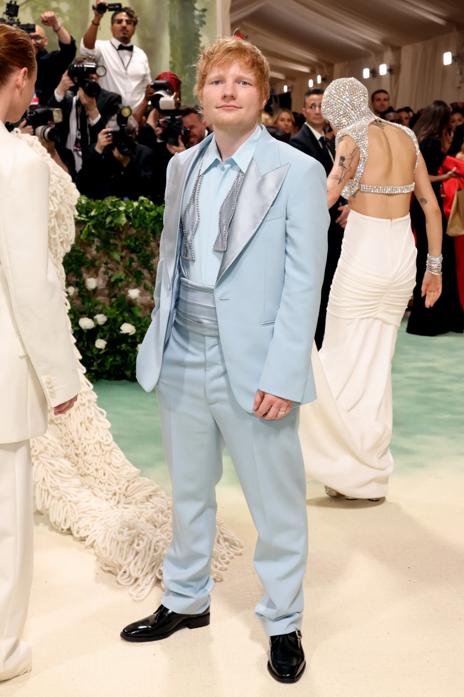 Met Gala 2024: Geceye Katılan Ünlü Erkeklerin Stilleri Ed Sheeran