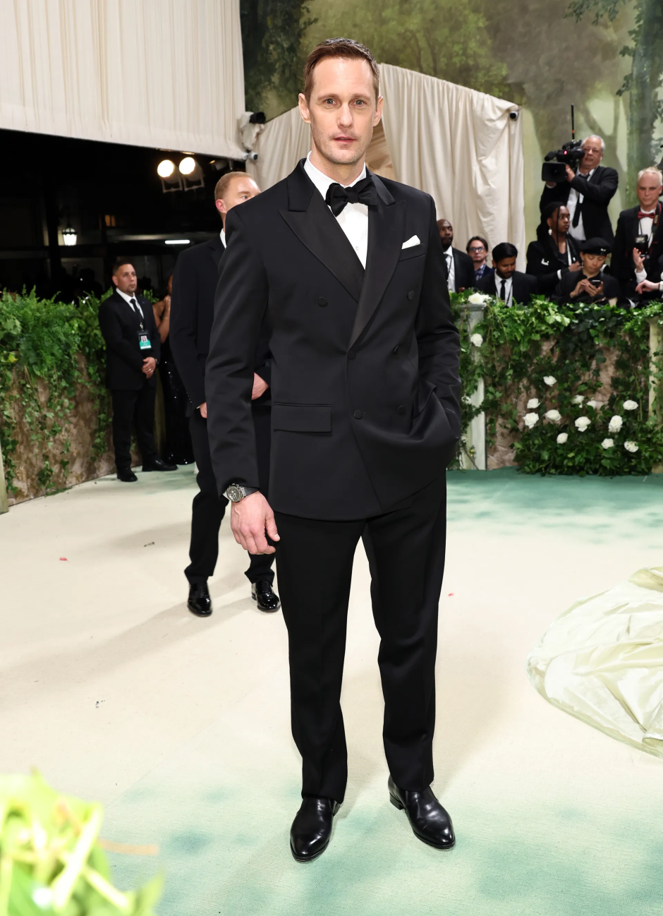 2024 Met Gala'nın En İyi Saatleri Alexander Skarsgård'ın Hublot Classic Fusion Chronograph Titanium'u