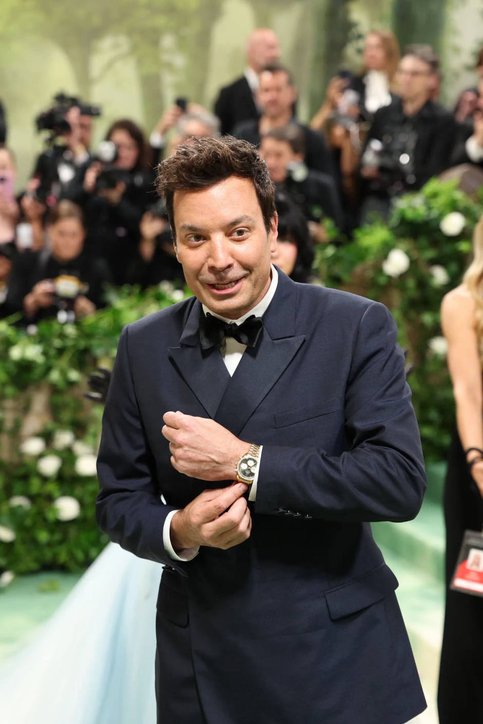 2024 Met Gala'nın En İyi Saatleri Jimmy Fallon'ın Speedmaster 38'i Moonshine Gold'u