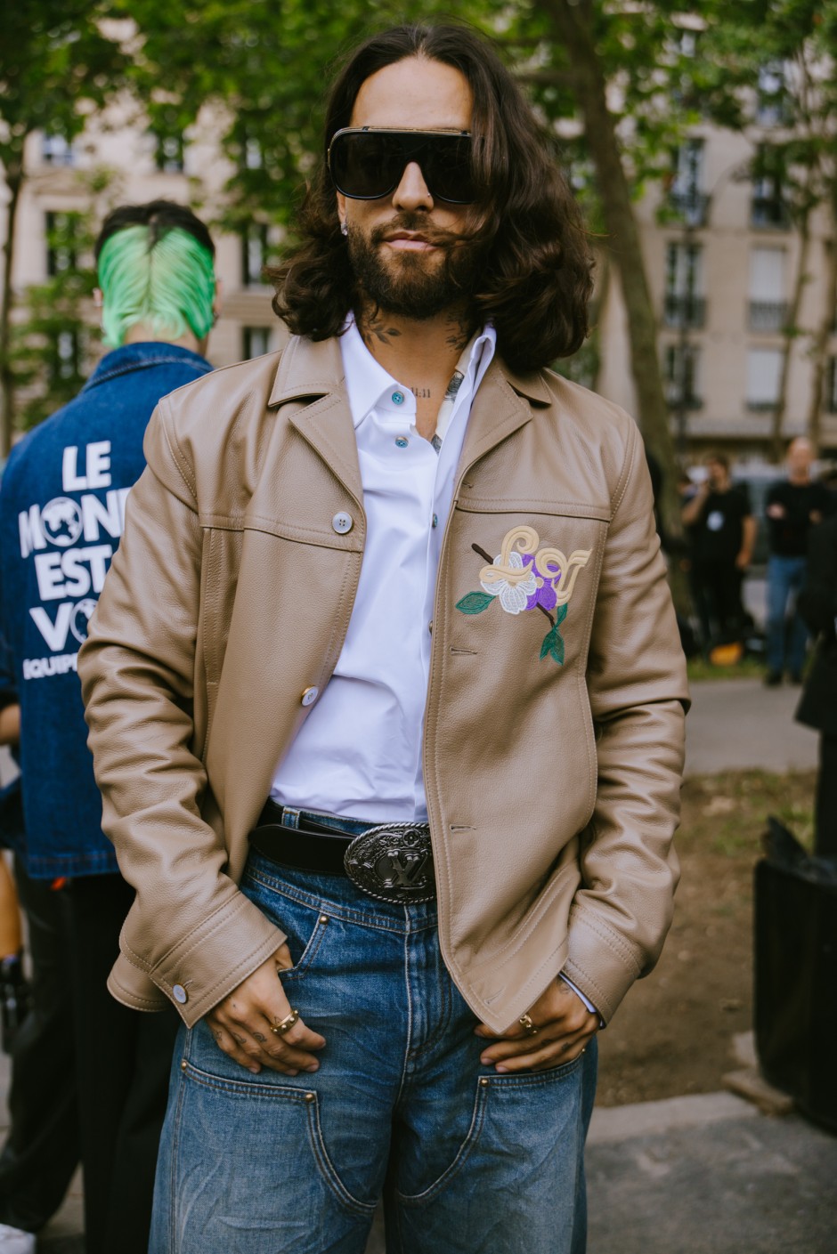Paris Erkek Moda Haftası İlkbahar/Yaz 2025 Sokak Stili