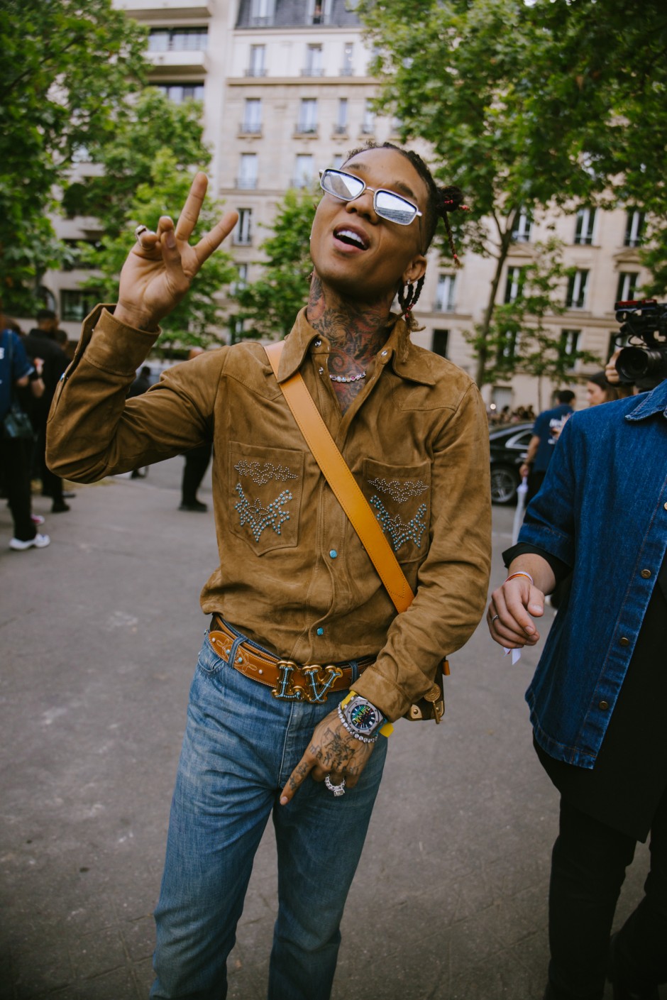 Paris Erkek Moda Haftası İlkbahar/Yaz 2025 Sokak Stili