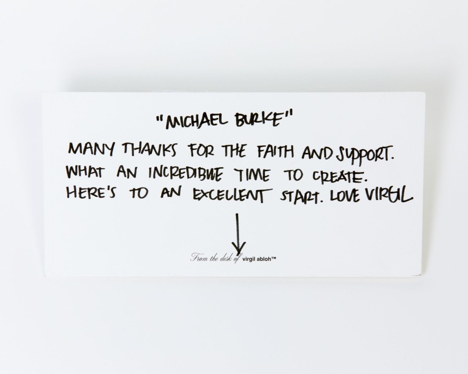 Louis Vuitton CEO’su Michael Burke’e Mektup