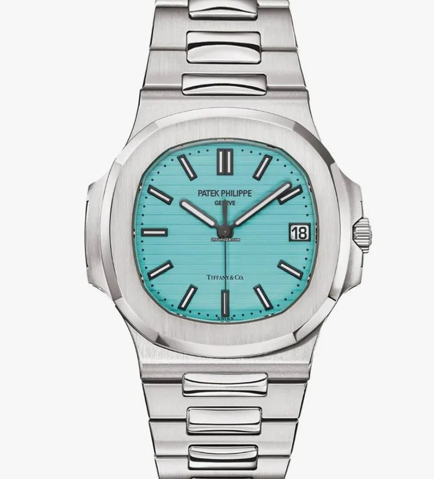 5. Patek Philippe Nautilus “Tiffany & Co” Blue Dial