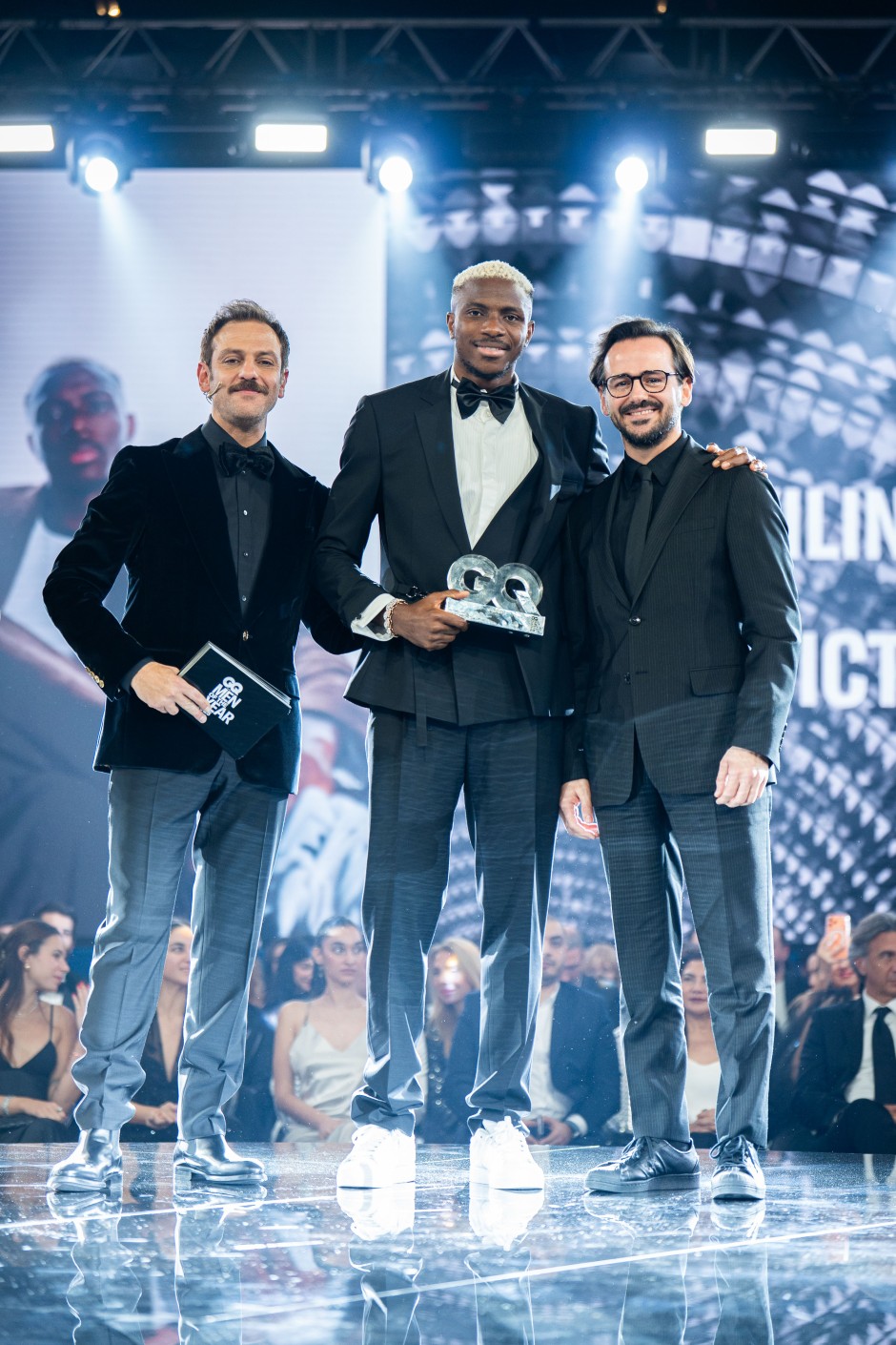 Erkan Kolçak Köstendil, Victor Osimhen ve Adidas Türkiye Kıdemli Pazarlama Direktörü Onur Demircan