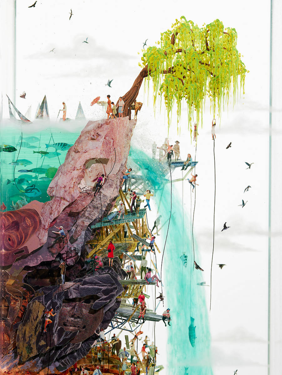Donmuş Sinema: Dustin Yellin ile Bilincin Yolculuğu