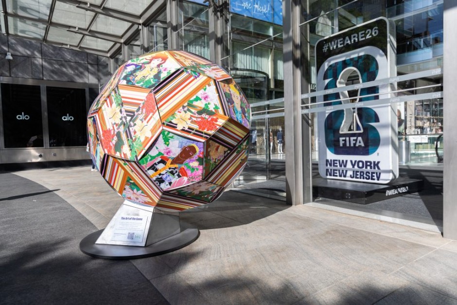 "The Art of the Game" Dünya Kupası Enstalasyonları