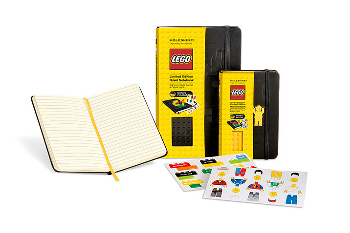 Moleskine kapakları LEGO'landı