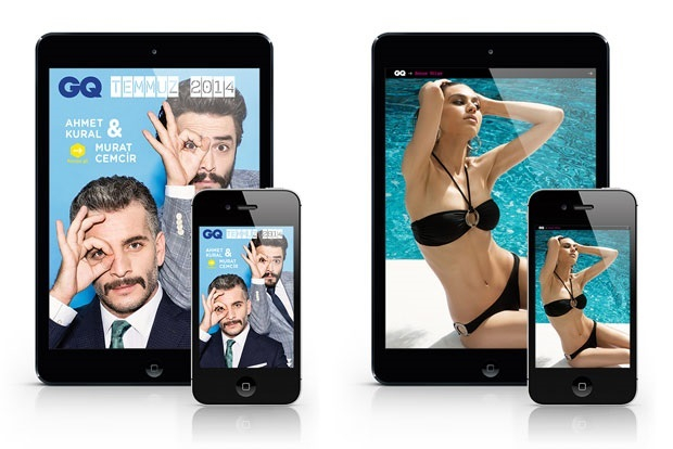  GQ Türkiye iPad/iPhone Temmuz sayısı yayında