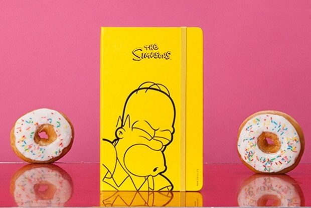 The Simpsons, Moleskine kapaklarında