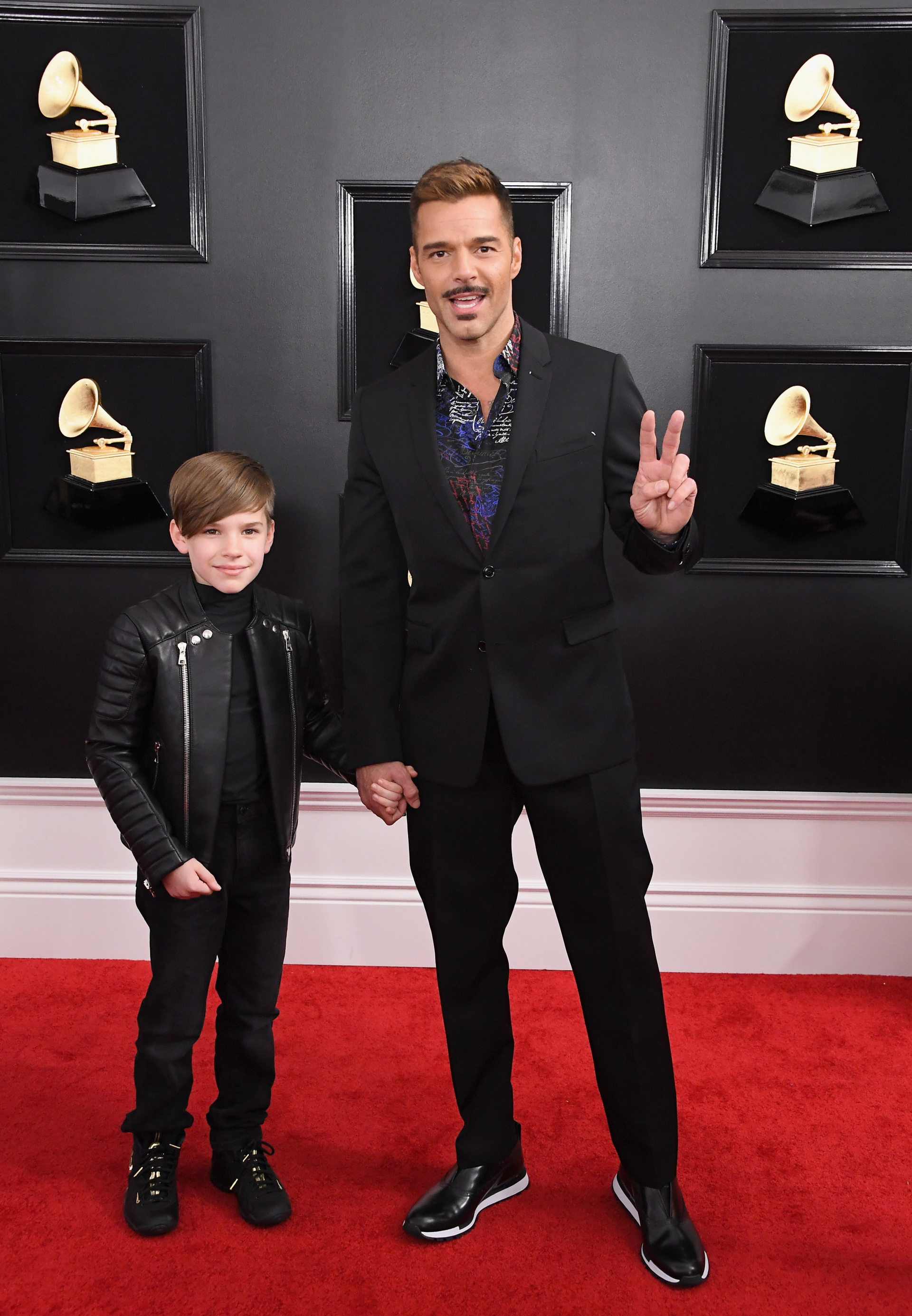Ricky Martin 61. Grammy Ödülleri'ne Oğlu Matteo ile Katıldı!