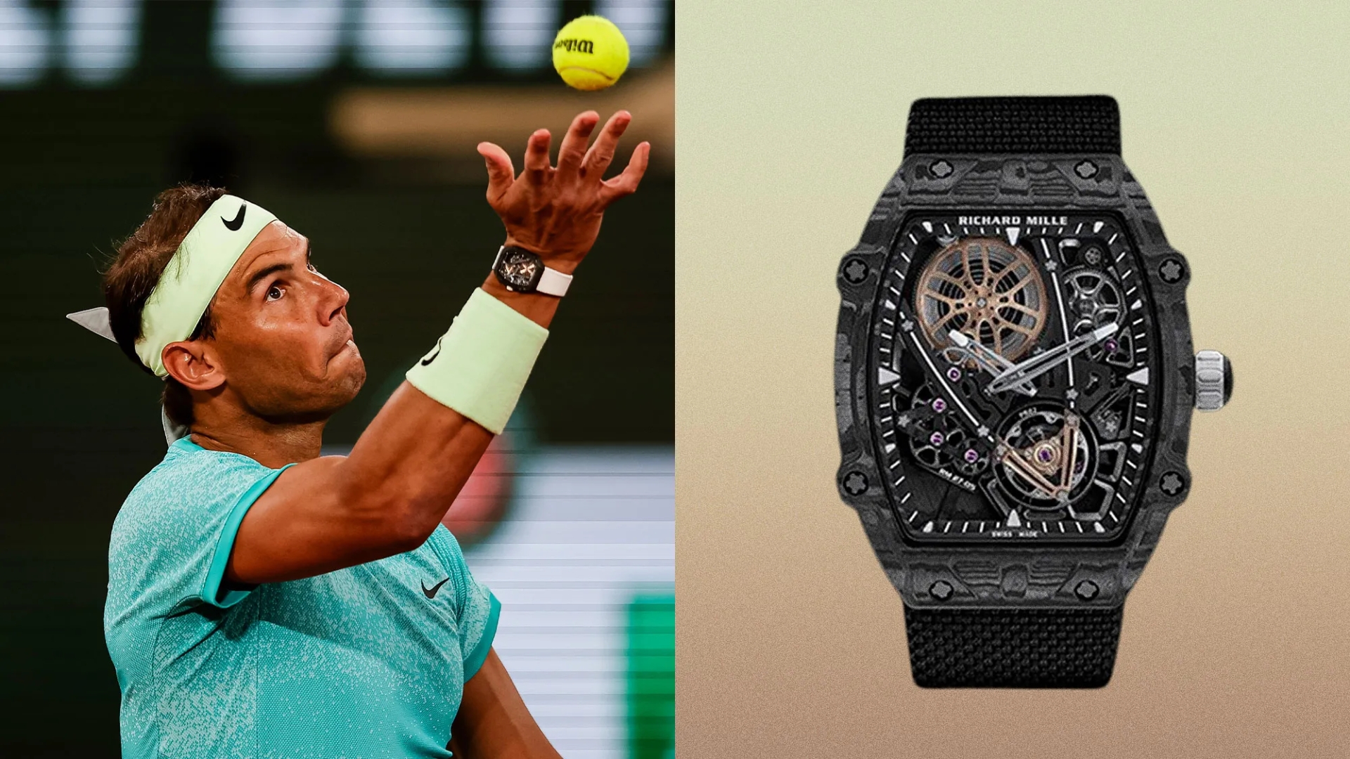 Rafael Nadal, Fransa Açık 2024'e Yeni Bir Richard Mille Saat ile Çıktı