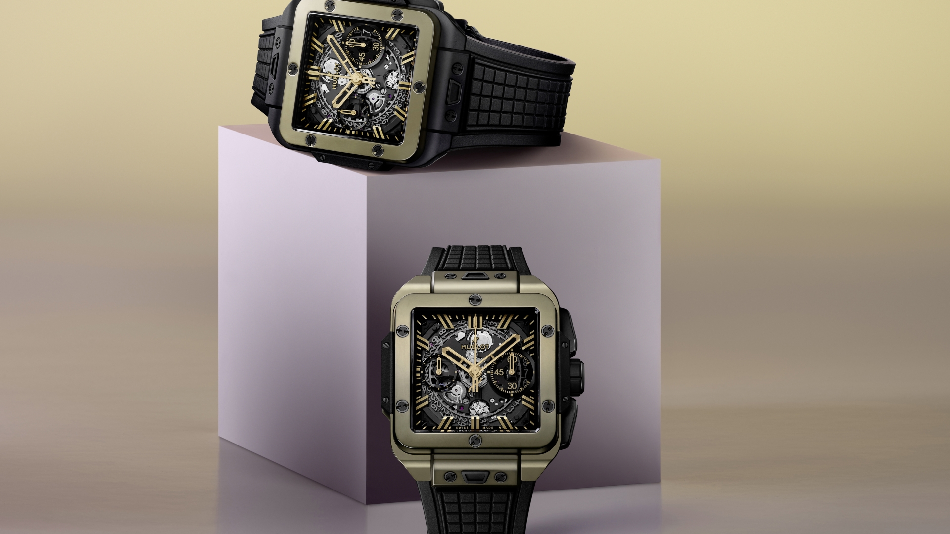 Hublot Square Bang Magic Gold