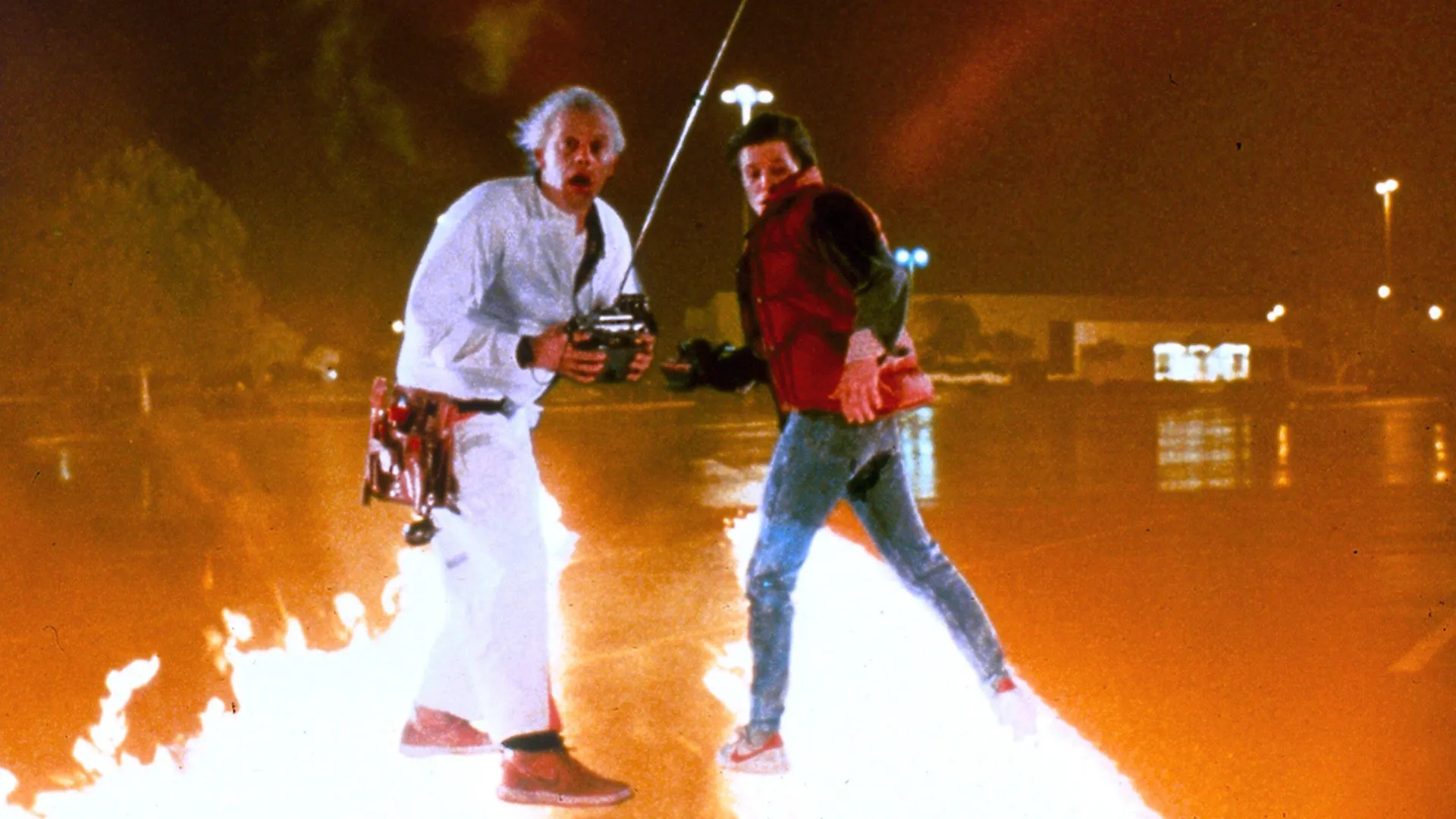 Christopher Lloyd ve Michael J. Fox, Back to the Future.