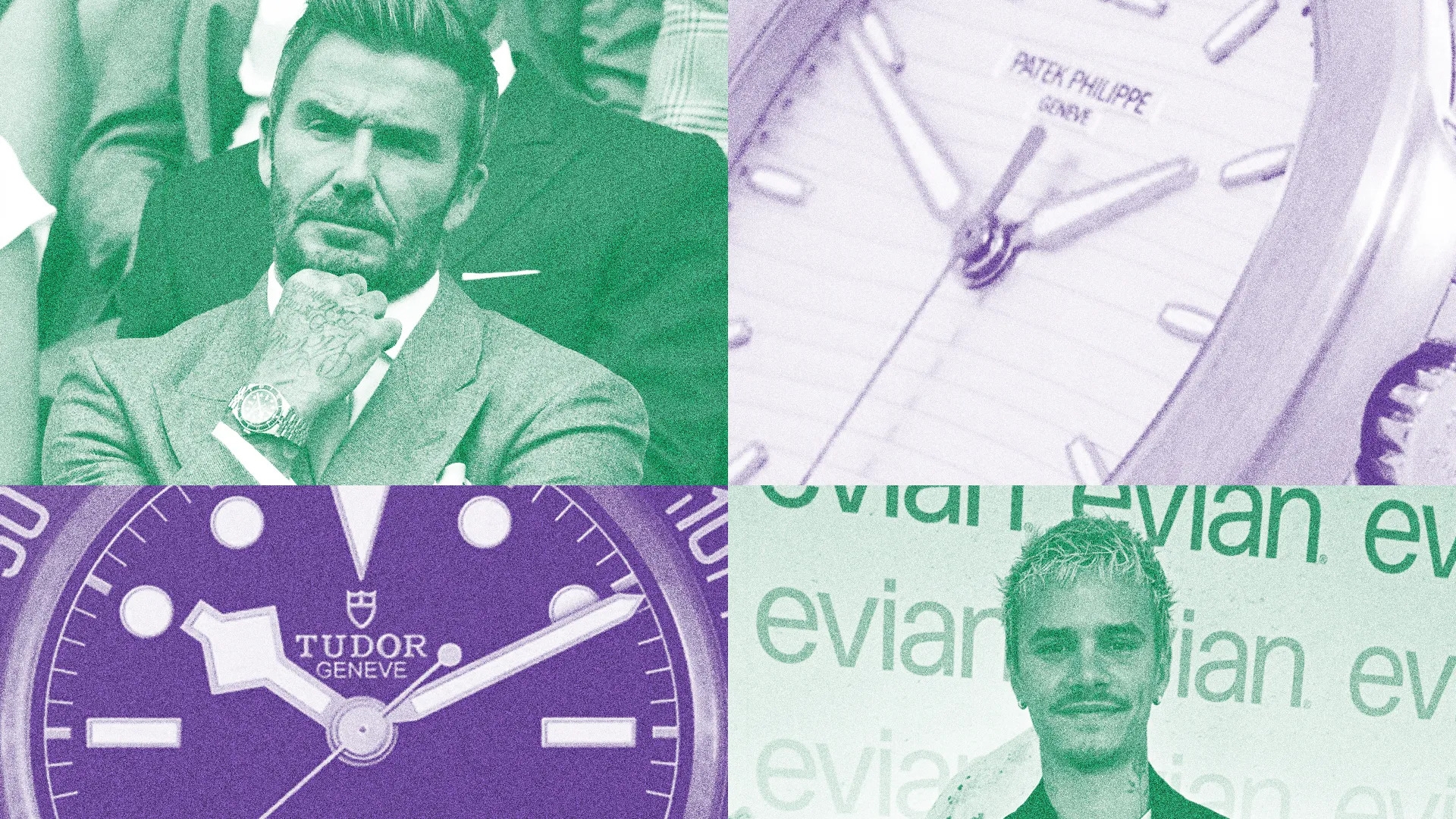 David Beckham, Oğlu Romeo ile Wimbledon'da Çiftler Maçını İzliyor