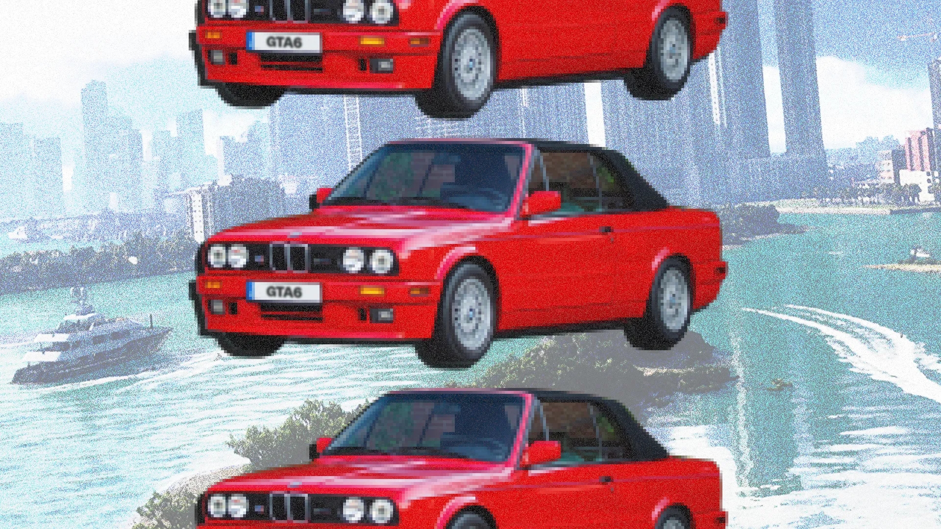 GTA 6'nın Kırmızı Sentinel Classic Cabrio'su, 90'ların Klasik Bir BMW'sinden Esinleniyor