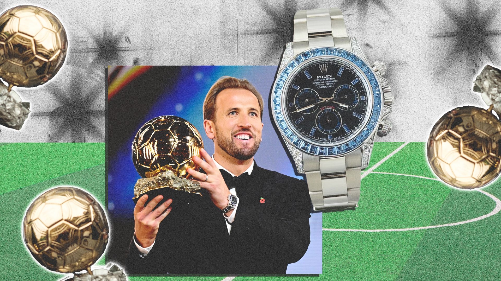 Harry Kane Ballon d’Or’u Kazanırken  Elbette Bir Milyon Sterlinlik Rolex Takıyordu